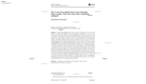 How to succeed in implementing (smart) sustainable urban Agendas: “keep cities smart, make communities intelligent”